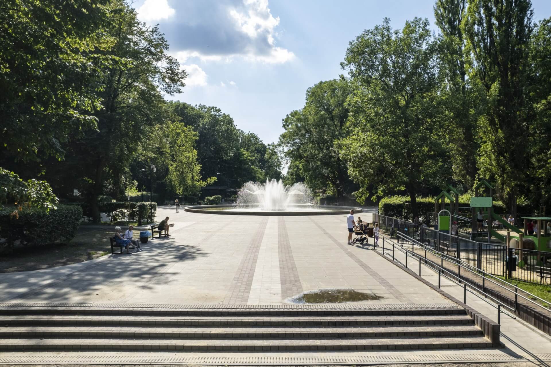 Fontanna w Parku Miejskim