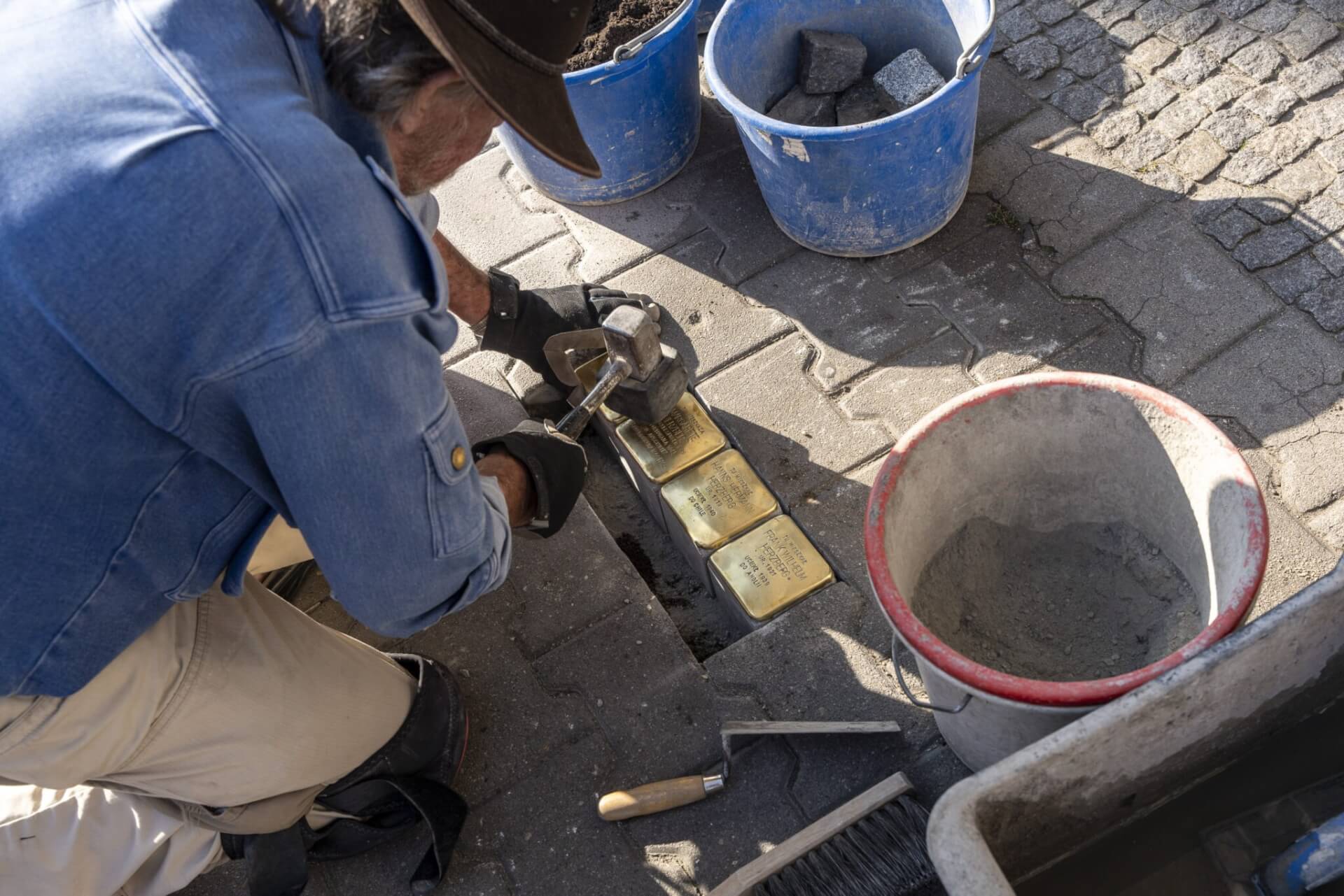 Stolpersteiny na ul. Wolności w Zabrzu